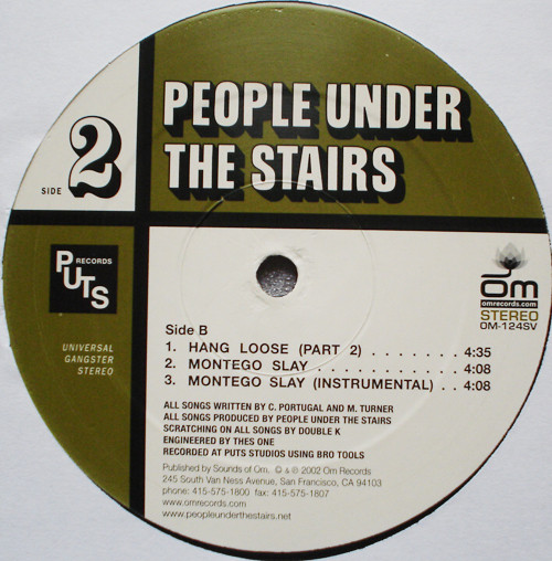 People Under The Stairs - Acid Raindrops | OM Records (OM 124 SV) - 4 People Under The Stairs - Acid Raindrops | OM Records (OM 124 SV) - 4