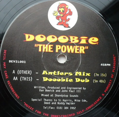 Dooobie - The Power | Devil May Care Recordings (DEVIL001)