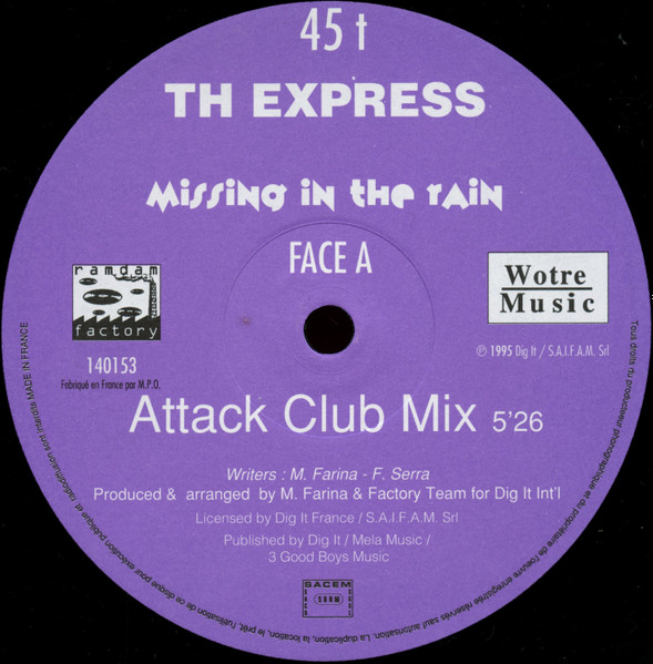 TH Express - Missing In The Rain | Ramdam Factory (140153) - 3 TH Express - Missing In The Rain | Ramdam Factory (140153) - 3