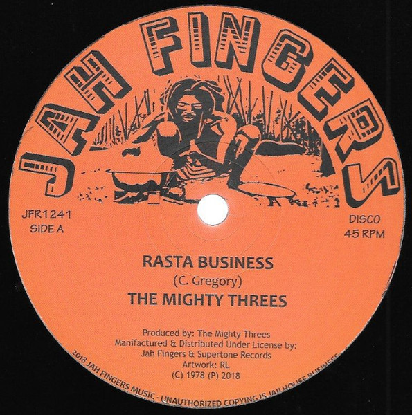 The Mighty Threes - Rasta Business / Sata | Jah Fingers Music (JFR1241) - main