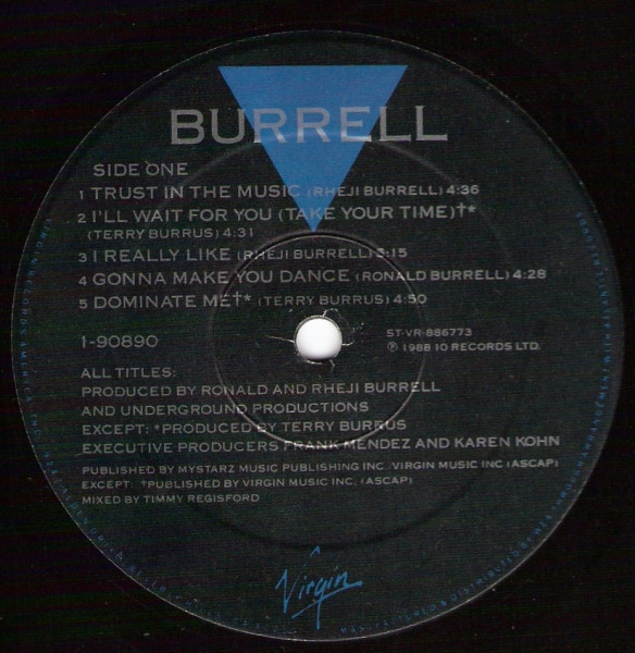 Burrell - Burrell | Virgin (1-90890) - 2