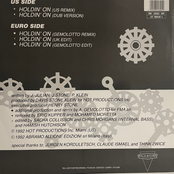 DSK - Holdin' On | Bull & Butcher Recordings (12" BBUK 1R) - 2 DSK - Holdin' On | Bull & Butcher Recordings (12" BBUK 1R) - 2