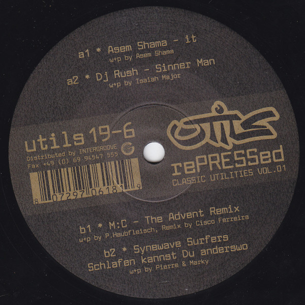 Various - Repressed Classic  Utilities Vol.1 | Utils (utils19-6)