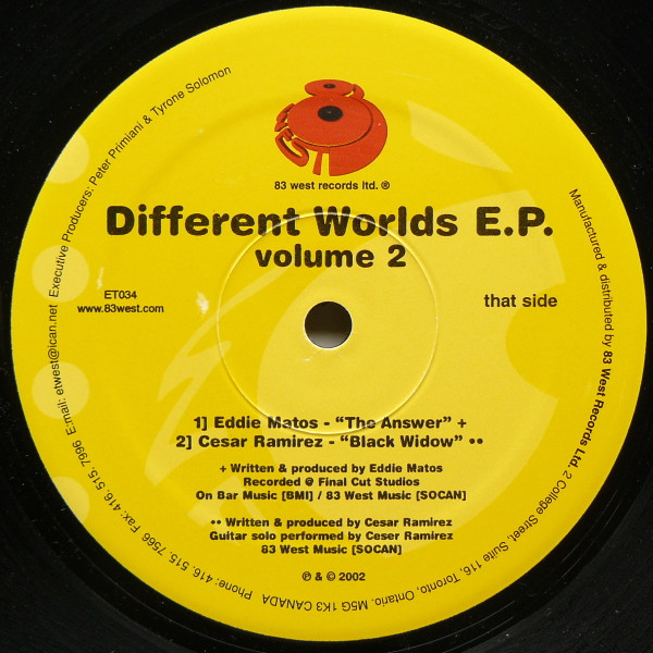 Various - Different Worlds E.P. Volume 2 | 83 West Records (ET034) - 2