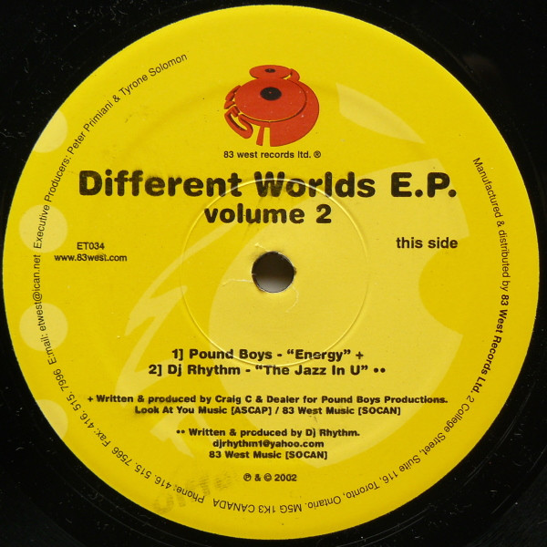 Various - Different Worlds E.P. Volume 2 | 83 West Records (ET034) - main