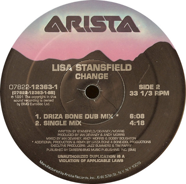 Lisa Stansfield - Change | Arista (07822-12363-1) - 5