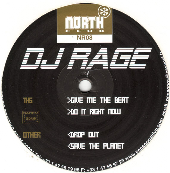DJ Rage - Give Me The Beat | North Club (NR08) - main DJ Rage - Give Me The Beat | North Club (NR08) - main