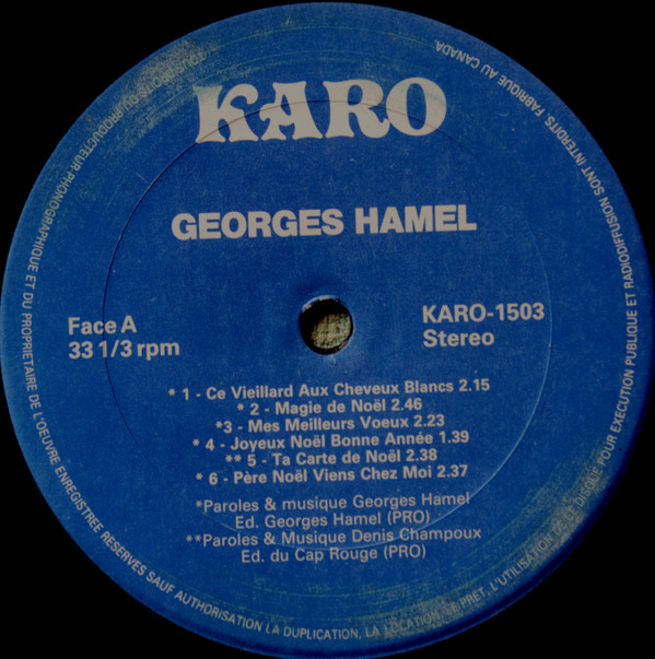 Georges Hamel - Magie De Noel | Karo (KARO-1503) - 3