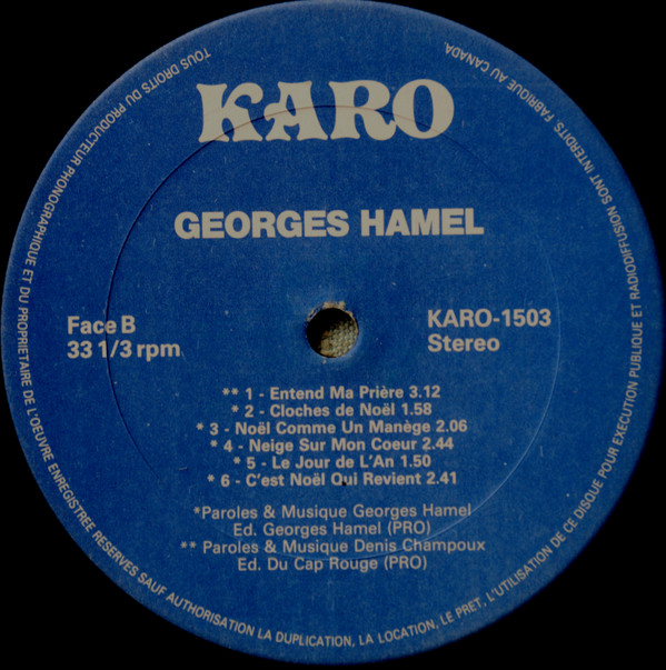 Georges Hamel - Magie De Noel | Karo (KARO-1503) - 4