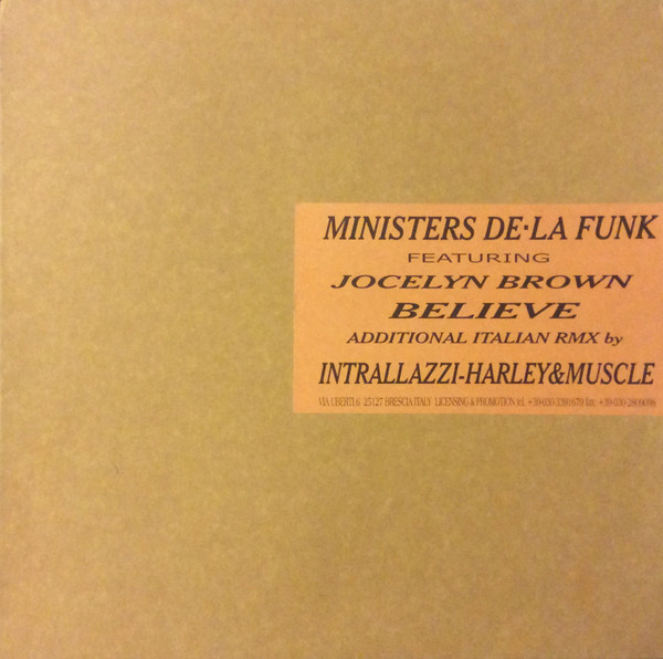 Ministers De-La Funk - Believe | Oxyd Records (OX 5008) - main