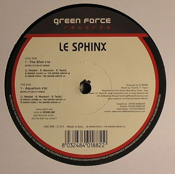 Le Sphinx - The Shot / Aquarium | Green Force (GEE 092) - 2