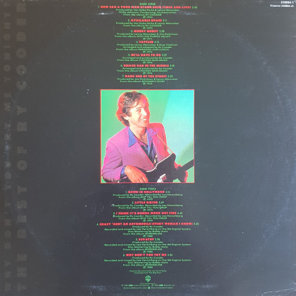 Ry Cooder - Why Don't You Try Me Tonight? The Best Of Ry Cooder | Warner Bros. Records (240864.1) - 2 Ry Cooder - Why Don't You Try Me Tonight? The Best Of Ry Cooder | Warner Bros. Records (240864.1) - 2