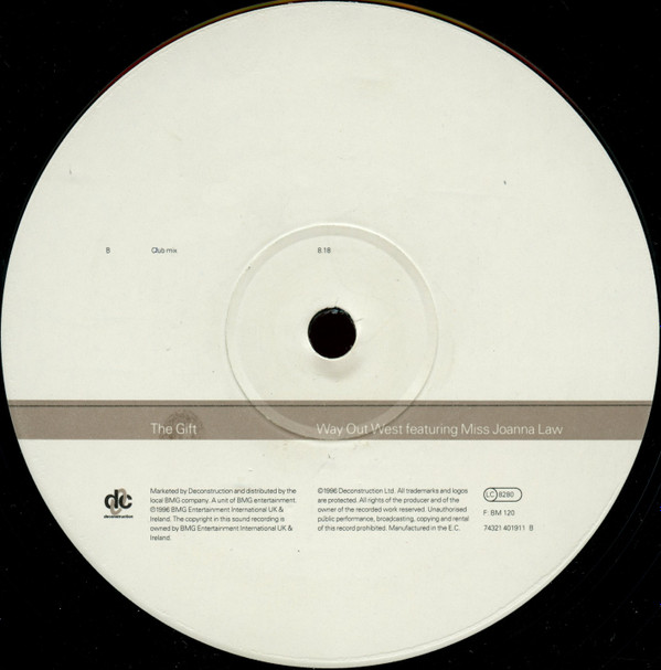 Way Out West Featuring Joanna Law - The Gift | Deconstruction (74321 40191 1) - 4
