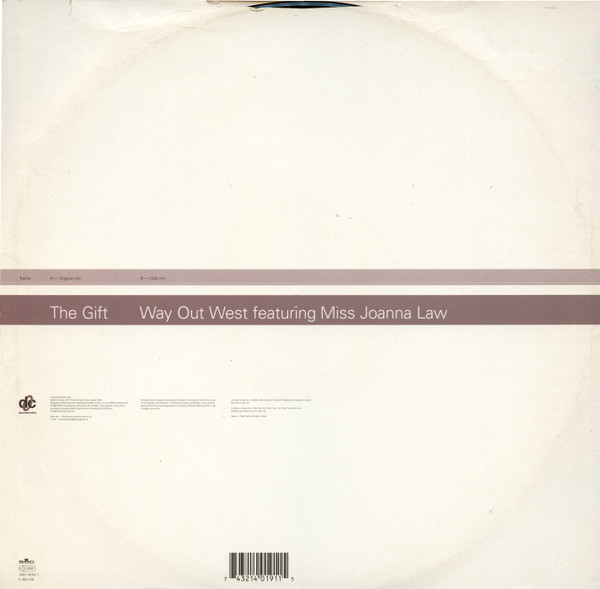 Way Out West Featuring Joanna Law - The Gift | Deconstruction (74321 40191 1) - 2