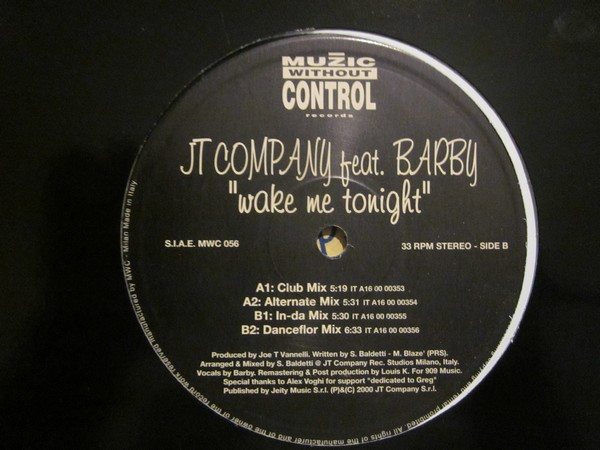 JT Company - Wake Me Tonight | Muzic Without Control Records (MWC 056) - 2