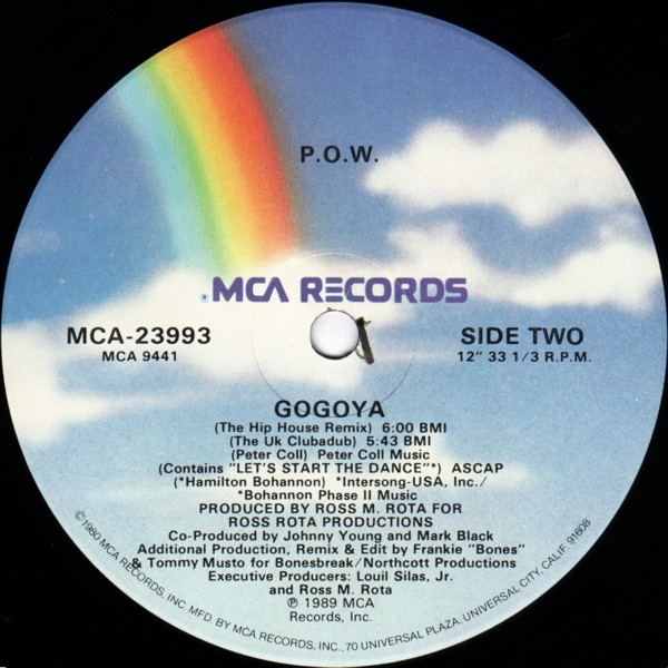 P.O.W. - Gogoya | MCA Records (MCA-23993) - 3