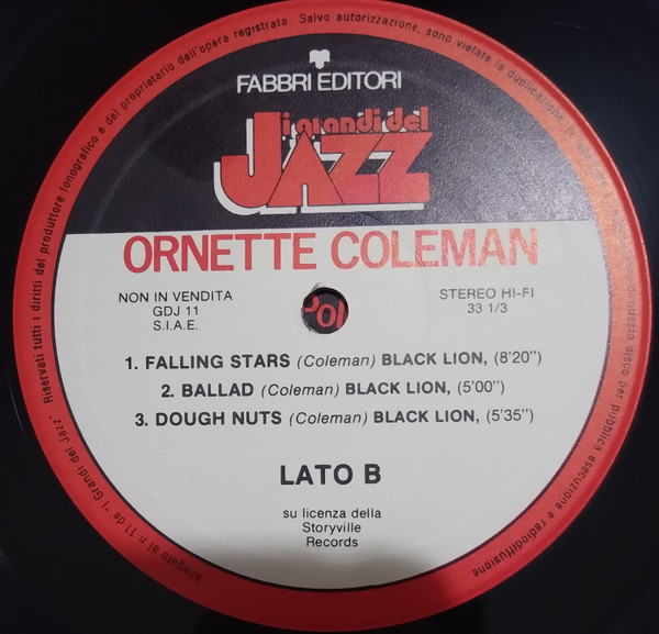 Ornette Coleman - Ornette Coleman | Fabbri Editori (GdJ 11) - 4