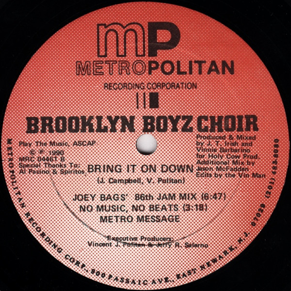 Brooklyn Boyz Choir - Bring It On Down | Metropolitan Recording Corporation (MRC 04461) - 2 Brooklyn Boyz Choir - Bring It On Down | Metropolitan Recording Corporation (MRC 04461) - 2