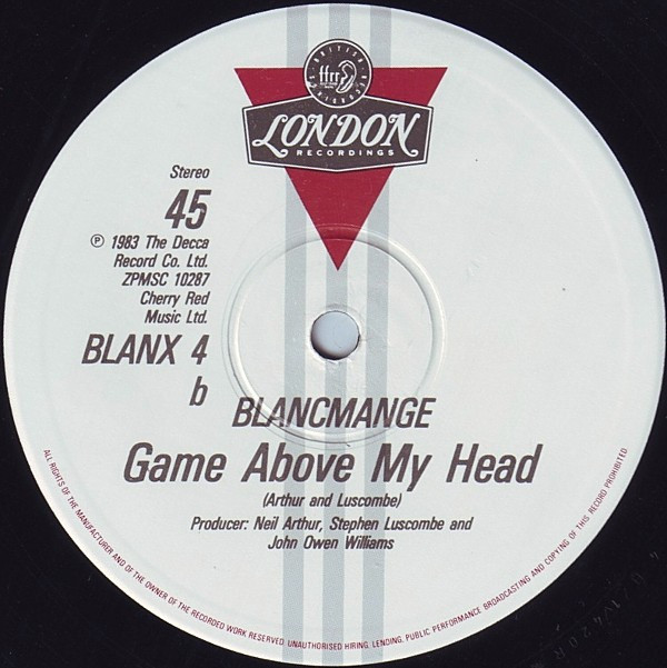 Blancmange - Waves | London Records (BLANX 4) - 4 Blancmange - Waves | London Records (BLANX 4) - 4