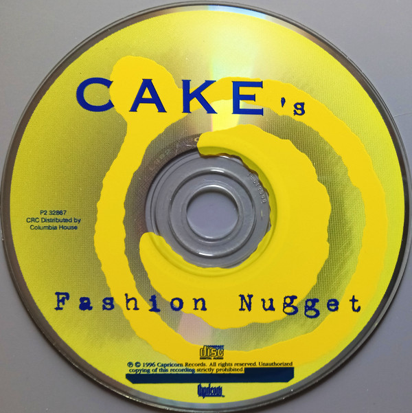 Cake - Fashion Nugget | Capricorn Records (P2 32867) - 3 Cake - Fashion Nugget | Capricorn Records (P2 32867) - 3