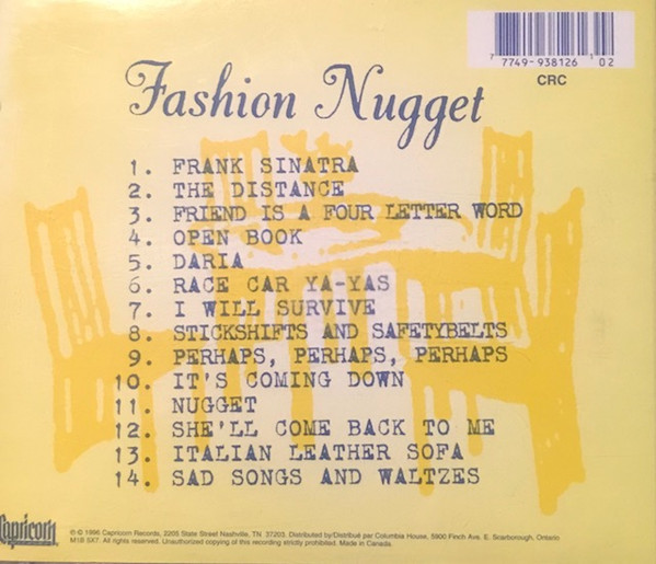 Cake - Fashion Nugget | Capricorn Records (P2 32867) - 2 Cake - Fashion Nugget | Capricorn Records (P2 32867) - 2