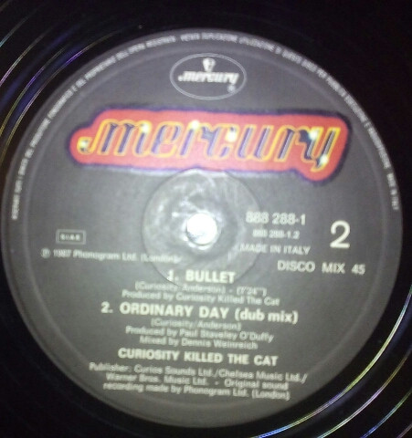 Curiosity Killed The Cat - Ordinary Day | Mercury (888 288-1) - 3 Curiosity Killed The Cat - Ordinary Day | Mercury (888 288-1) - 3