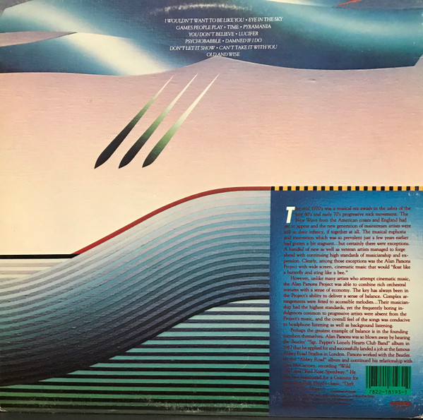 The Alan Parsons Project - The Best Of The Alan Parsons Project | Arista (AL 8-8193) - 4 The Alan Parsons Project - The Best Of The Alan Parsons Project | Arista (AL 8-8193) - 4