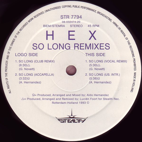 So Long Remixes