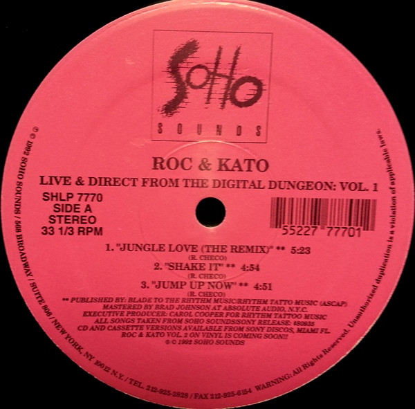 Roc & Kato - Live And Direct From The Digital Dungeon: Vol. 1 | Soho Sounds (SHLP 7770) - 3 Roc & Kato - Live And Direct From The Digital Dungeon: Vol. 1 | Soho Sounds (SHLP 7770) - 3