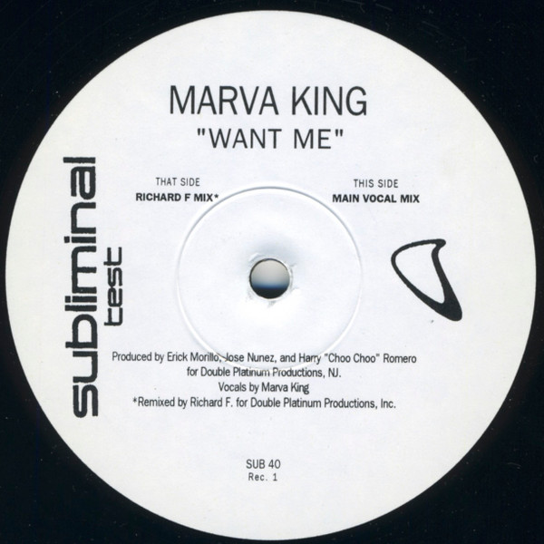 Marva King - Want Me | Subliminal (SUB 40)