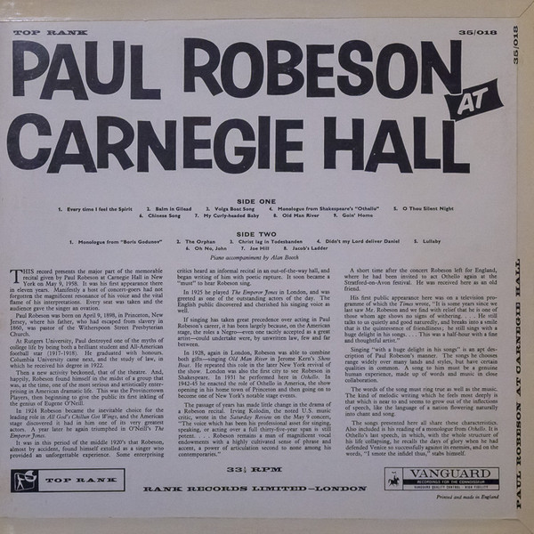 At Carnegie Hall