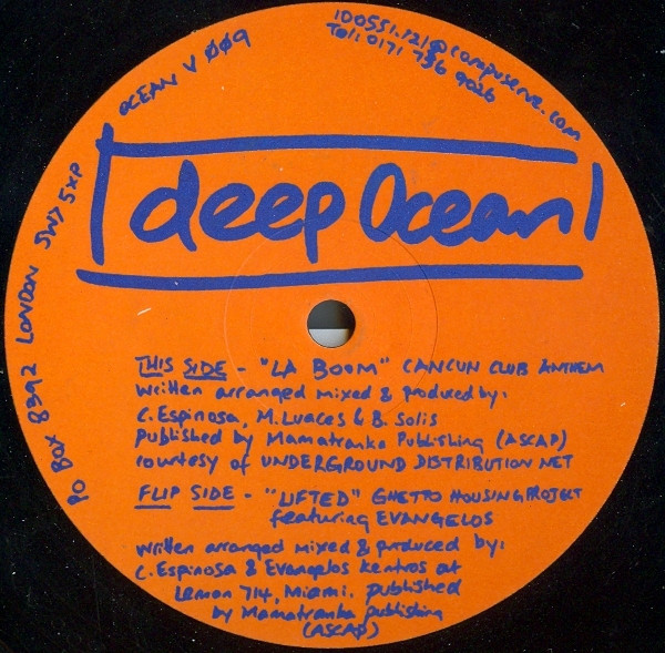 Ghetto Housing Project / Yuca - Lifted / La Boom | Ocean Records (OCEAN V 009) - main