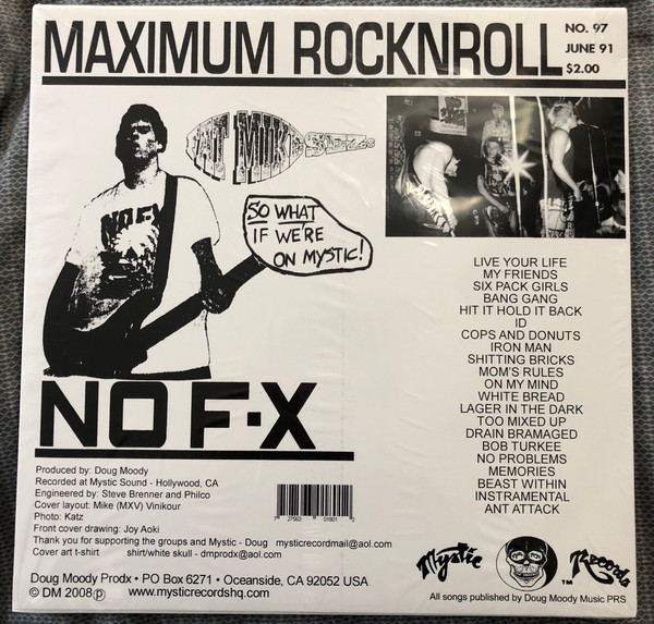 NO F-X - Maximum Rocknroll | Mystic Records (MLP33180) - 3 NO F-X - Maximum Rocknroll | Mystic Records (MLP33180) - 3