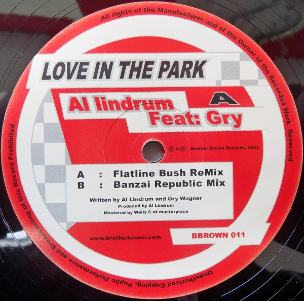 Al Lindrum Feat: Gry Wagner - Love In The Park | Brother Brown Records (BBROWN 011)