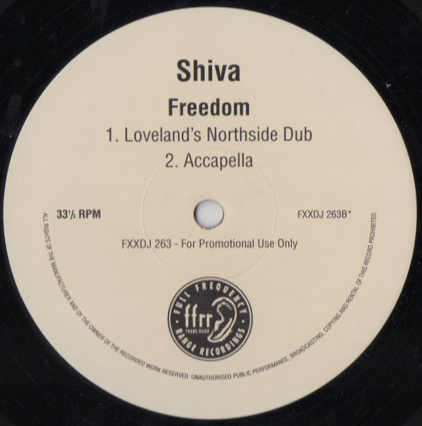 Shiva - Freedom | FFRR (FXXDJ 263) - 2