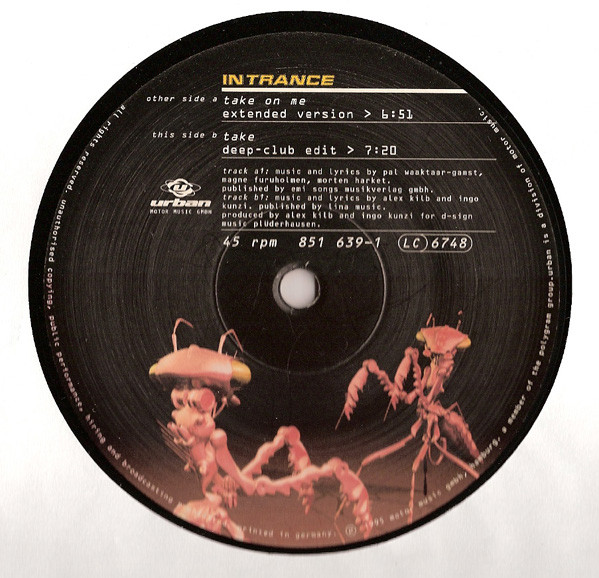 Intrance - Take On Me | Urban (851 639-1) - 4