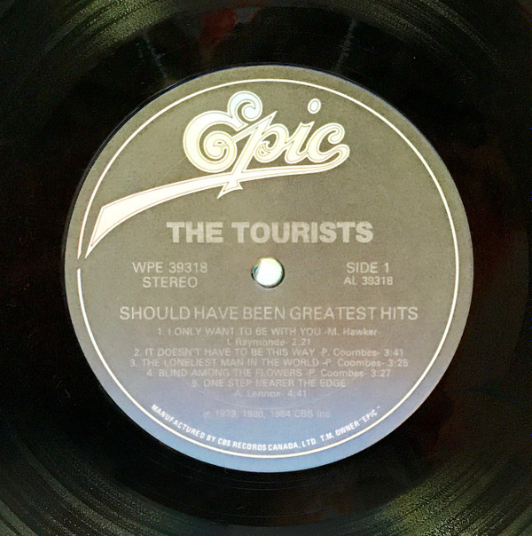 The Tourists - Should Have Been Greatest Hits | Epic (WPE 39318) - 3 The Tourists - Should Have Been Greatest Hits | Epic (WPE 39318) - 3