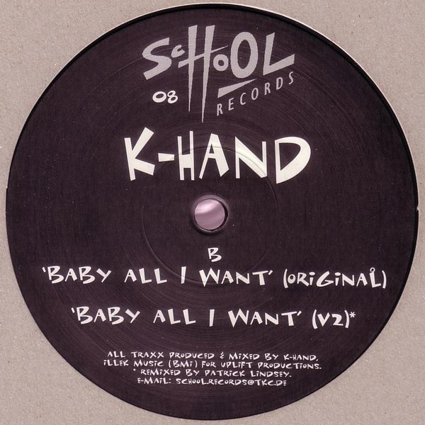 Kelli Hand - Baby All I Want | School Records (SCHOOL 08) - 2 Kelli Hand - Baby All I Want | School Records (SCHOOL 08) - 2