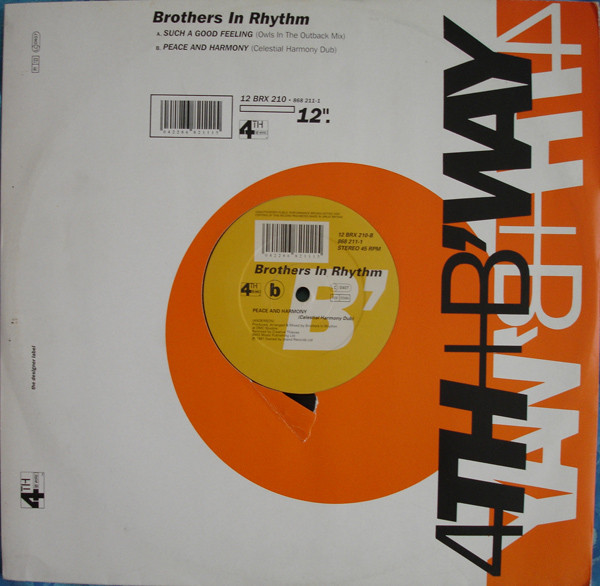 Brothers In Rhythm - Such A Good Feeling | 4th & Broadway (12 BRX 210) - 4 Brothers In Rhythm - Such A Good Feeling | 4th & Broadway (12 BRX 210) - 4