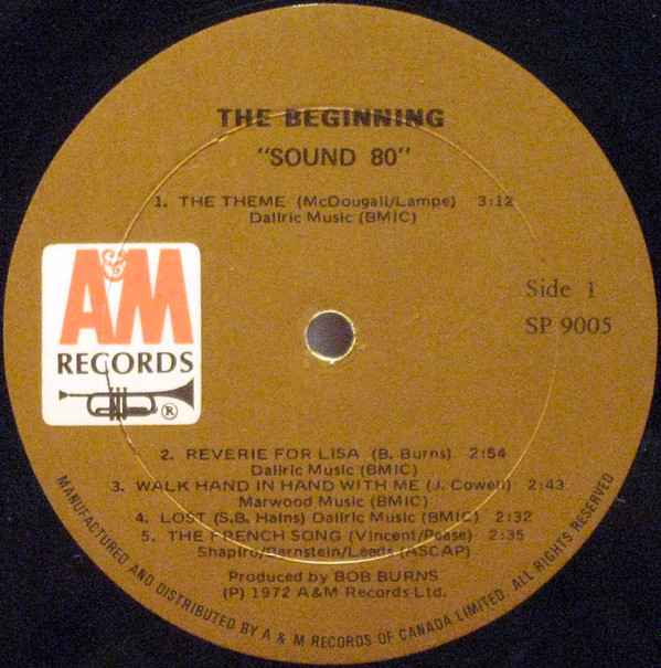 Sound 80 - The Beginning | A&M Records (SP 9005) - 3
