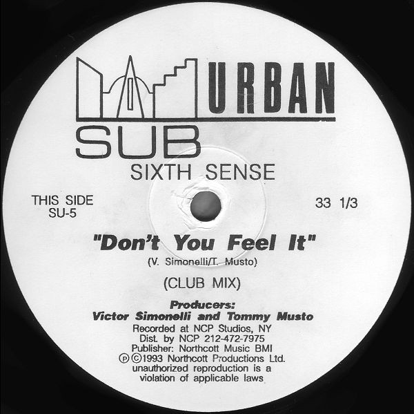 Sixth Sense - Don't You Feel It | Sub-Urban (SU-5) - main Sixth Sense - Don't You Feel It | Sub-Urban (SU-5) - main