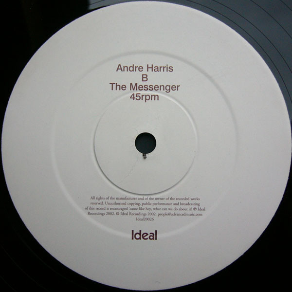 Andre Harris - I Want / The Messenger | Ideal (Ideal20026) - 3