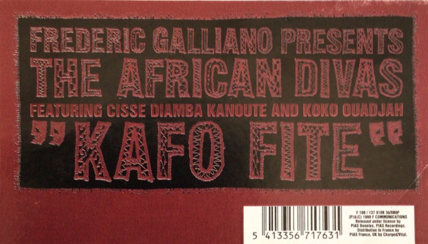 Frederic Galliano And The African Divas - Kafo Fite | F Communications (F 108) - 5 Frederic Galliano And The African Divas - Kafo Fite | F Communications (F 108) - 5