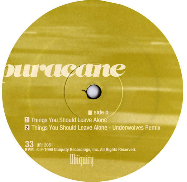 Puracane - Remixes | Ubiquity (UR12051) - 3
