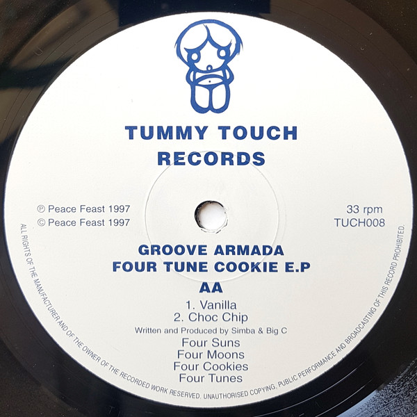 Groove Armada - Four Tune Cookie E.P | Tummy Touch (TUCH008) - 2