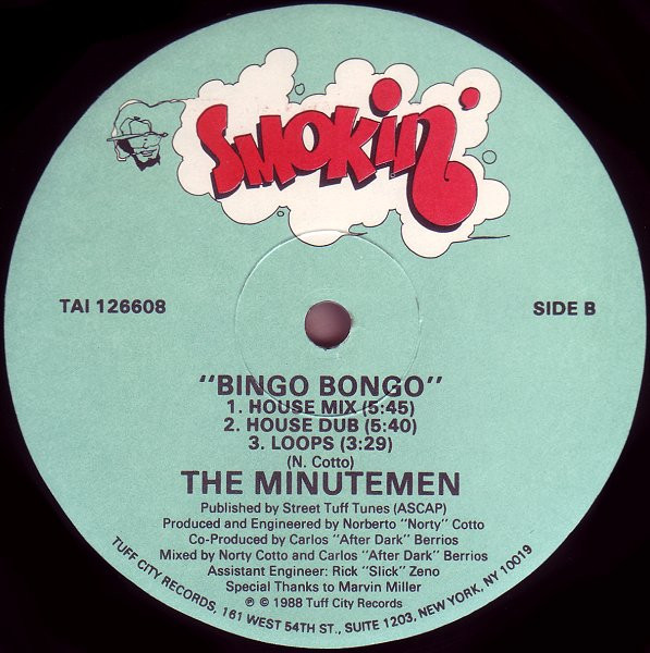 The Minutemen - Bingo Bongo | Smokin' (TAI 126608) - 2