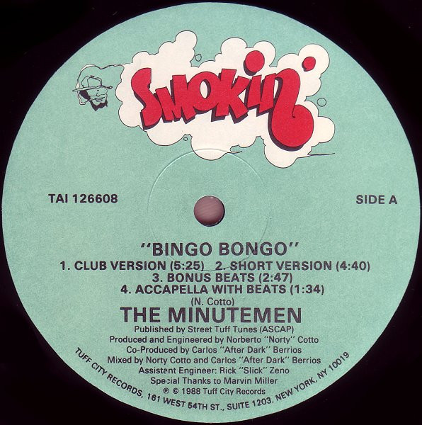 The Minutemen - Bingo Bongo | Smokin' (TAI 126608) - main