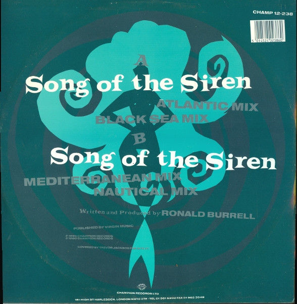 Aphrodisiac - Song Of The Siren | Champion (CHAMP 12•238) - 2 Aphrodisiac - Song Of The Siren | Champion (CHAMP 12•238) - 2