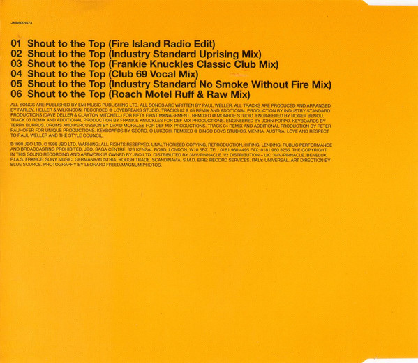 Fire Island Featuring Loleatta Holloway - Shout To The Top | JBO (JNR5001573) - 3