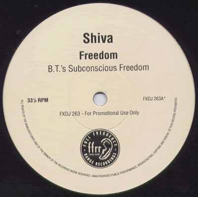 Shiva - Freedom | FFRR (FXDJ 263) - main